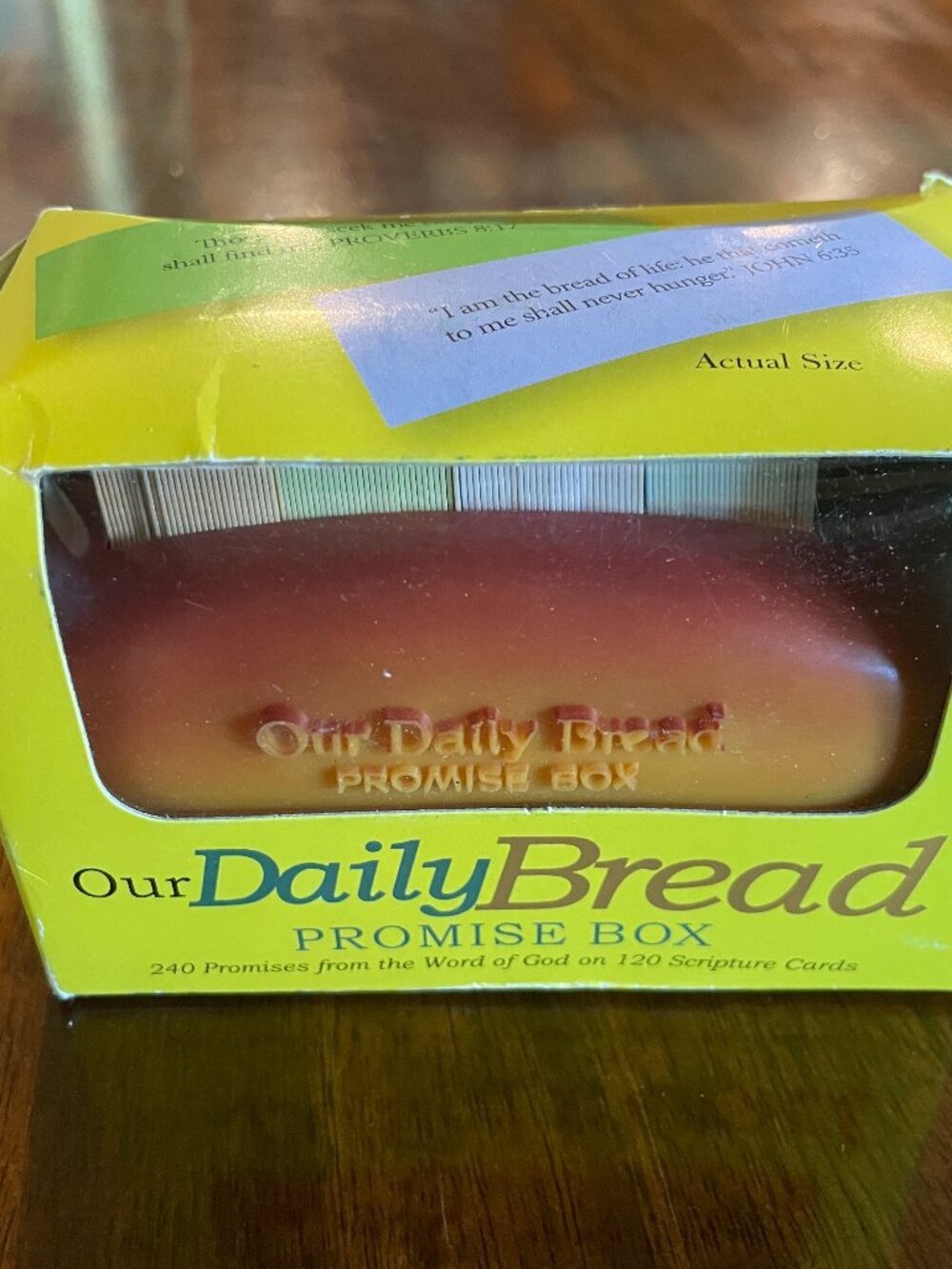 Our Daily Bread Promise Box Word of God 240 Scriptures 120 Cards